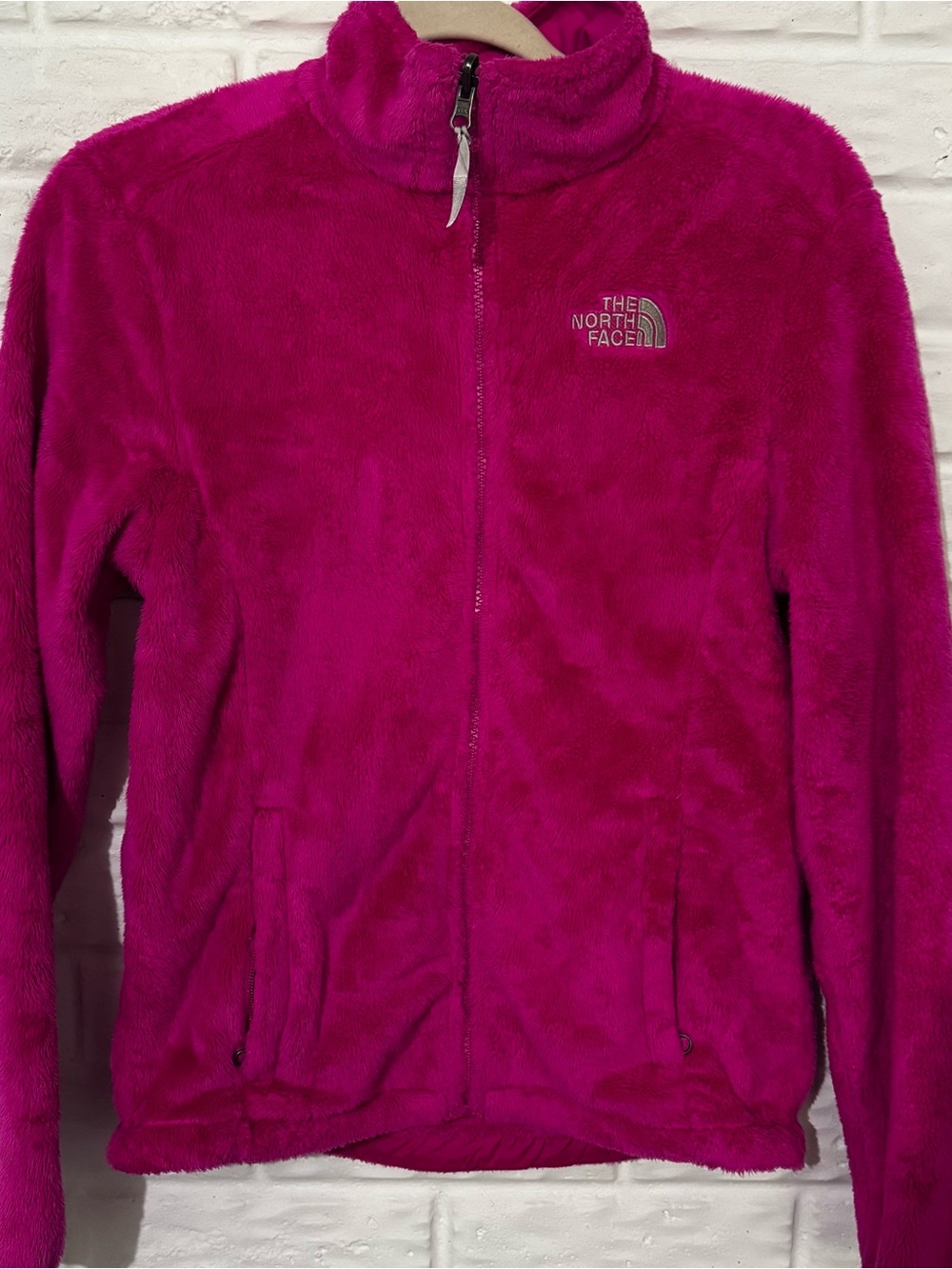 The North Face Osito Fleece Coat Jacket Women’s Small Pink Fall Warm Fuzzy